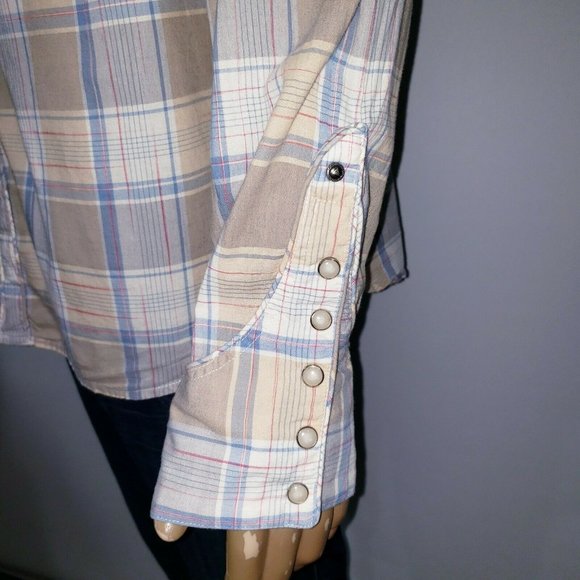 Guess Mens XXL Western Pearl Snap Shirt - Picture 8 of 12